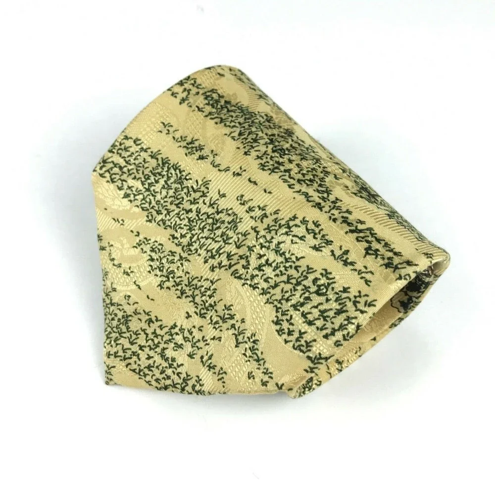 Robert Talbott For Nordstrom Beige Playing Golf Tie Finest Silk Men's Necktie